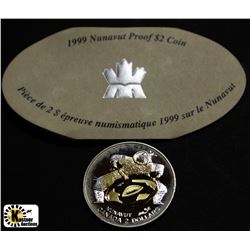 J)1999 MILLENIUM CANADA $2 DOLLAR COIN