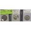 Image 1 : COLLECTION OF THREE U.S. SILVER 50 CENTS