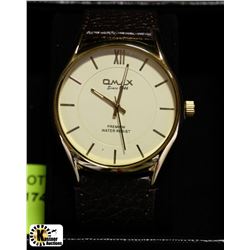 NEW MENS OMAX WRISTWATCH -COMES W/ 1 YEAR WARRANTY