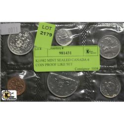 K)1982 MINT SEALED CANADA 6 COIN PROOF LIKE SET