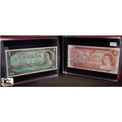 G)LOT OF 2 COLLECTOR CANADIAN BANK NOTES INCL.