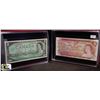 Image 1 : G)LOT OF 2 COLLECTOR CANADIAN BANK NOTES INCL.