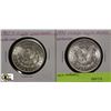 Image 1 : C)LOT OF 2-1921 MORGAN SILVER USA  DOLLARS