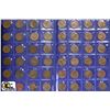 Image 1 : H)COLLECTION OF 1 CENT CANADIAN COINS IN BOOKLET