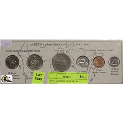 V)1973 CANADA YEAR SET IN HOLDER