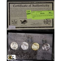 P)2006 COLORADO STATE QUARTER SET
