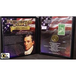 U)2008 GOLD PLATED USA PRESIDENTIAL DOLLAR COIN