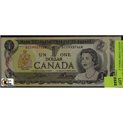 P)2 BANK OF CANADA ONE DOLLAR NOTES CONSECUTIVE