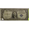 Image 1 : A)1935 USA 1 DOLLAR SILVER CERTIFICATE BLUE SHIELD