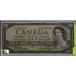 G)BANK OF CANADA $20 NOTE 1954