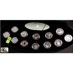 E)2000 MILLENIUM CANADA COMMEMORATIVE COIN SET