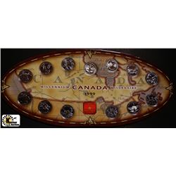 A)RCM 1999 MILLENIUM CANADA QUARTER COLLECTION
