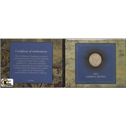 N)1912 YEAR OF THE TITANIC USA LIBERTY NICKEL