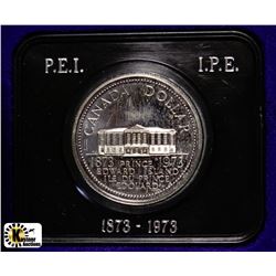 G)1873-1973 CASED CANADA $1 DOLLAR COIN