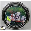 Image 1 : NEON MOUNTAIN CREST 18" WALL CLOCK