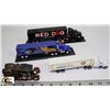 Image 1 : LOT OF 4 DIE CAST SEMI TRUCK MODELS