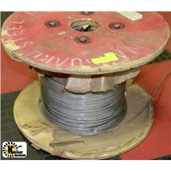 REEL OF CLEAR PVC BRAIDED CABLE