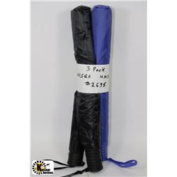 3 PACK OF NEW UMBRELLAS