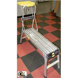 ALUMINUM PAINTERS STEP STOOL
