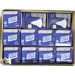 FLAT OF 11 ELITE DIMMABLE L.E.D LIGHT BULBS