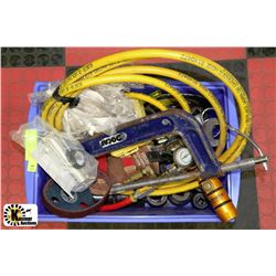 BIN WITH HEAVY DUTY SOCKETS,WRENCHES AND MORE