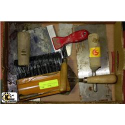 FLAT OF 6 PLASTERING TOOLS