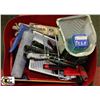 Image 1 : RED TUB OF ASSORTED PAINT TOOLS