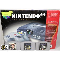 NINTENDO 64 COMPLETE IN BOX INCL EXPANSION PACK