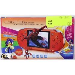16 BIT HANDHELD GAME CONSOLE PXP3 PORTABLE VIDEO