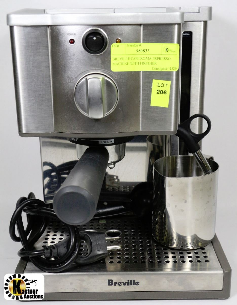 BREVILLE CAFE ROMA ESPRESSO MACHINE WITH FROTHER