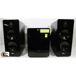 LG HOME THEATER SURROUND SOUND SYSTEM W/ BUILT IN