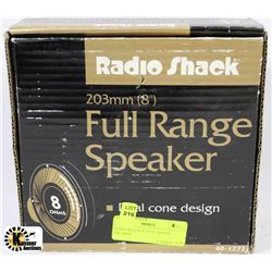 RADIO SHACK 8" FULL RANGE SPEAKER