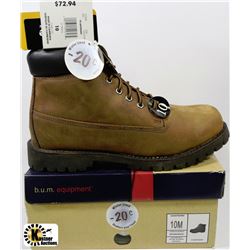 B.U.M. MENS WORK BOOTS SIZE 10M