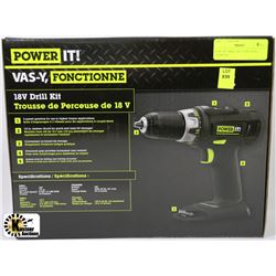 NEW 18V DRILL,BATTERY AND CHARGER