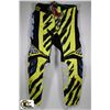 Image 1 : NEW FLY RACING KINETIC YELLOW/BLUE PANTS SIZE 28