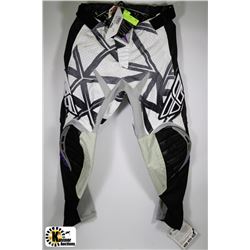 NEW FLY EVOLUTION PANTS BLK/WHT SIZE 28