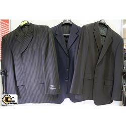 THREE SUIT JACKETS - DIFFERENT SIZES