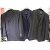 Image 1 : THREE SUIT JACKETS - DIFFERENT SIZES