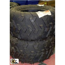 SET OF 2 NEW CARLISLE TRAKS MAX TIRES AT25X10-12