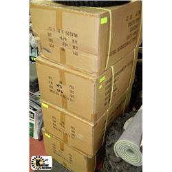 4 BOXES OF BRAND NEW-ASSORTED 384 CANDLE TINS ONLY