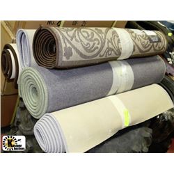 5 ASST CARPET RUNNERS