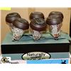 Image 1 : LOT OF 6 SOLAR MULTI-COLOR CRACKLE LIGHTS