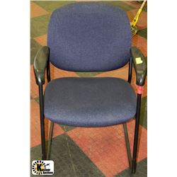 BLUE WAITING ROOM CHAIR