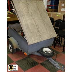 SMALL UTILITY TRAILER WITH COVER TOP 40"X49"X16"H