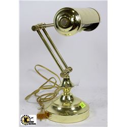 BRASS BANKERS LAMP