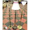 Image 1 : ESTATE COLLECTION OF 3 VINTAGE FLOOR LAMPS