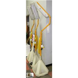 LOT OF 3 EXPLOSION PROOF AUTOBODY LIGHTS