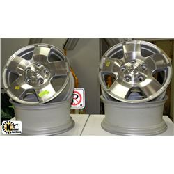 SET OF 4 TOYOTA 18" ALUMINIUM RIMS