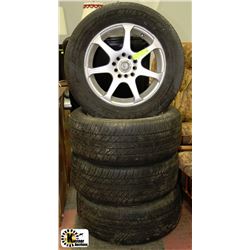 SET OF 4 15" RACING MAGS MULTI FIT BOLT PATTERN