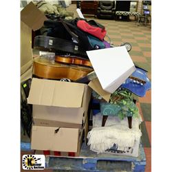 PALLET OF ESTATE MISC, MUSICAL INSTRUMENTS, FLOOR